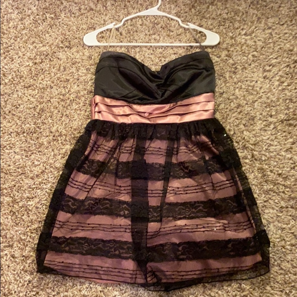 Strapless Dress with Bow